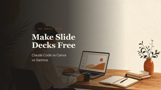 Slide Decks in Claude Code vs Canva vs Gamma: The Honest Guide